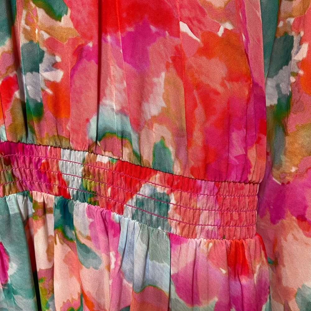 Soft Surroundings Floral Long Sleeve Maxi Dress - Picture 7 of 9